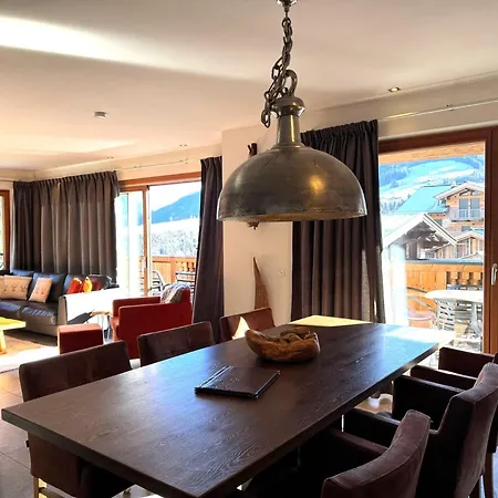 Mountain Leogang- Modernes Alpen Apartment, Balkon, Bergblick, Kamin, Sauna *